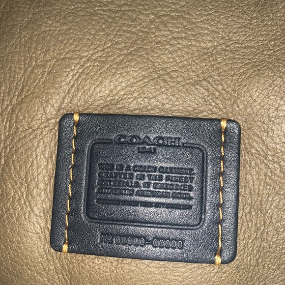 COACH Leather Reversible Shearling Coat - Picture 5 of 5